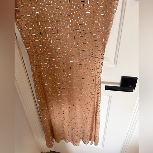 Oh Polly Elegant Sequin Long Sleeve Dress - Picture 8 of 13